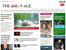 Tablet Screenshot of dailyasianage.com